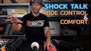 Shock Talk Terminology - Ride Control, Comfort, Bump Compliance, Harshness, Boaty Behavior