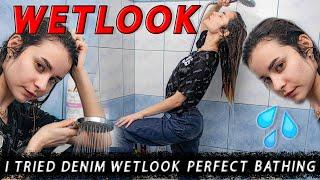 I tried denim wetlook perfect bathing | denim wetlook