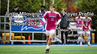 Justin Milovanov First Collegiate Season Highlights