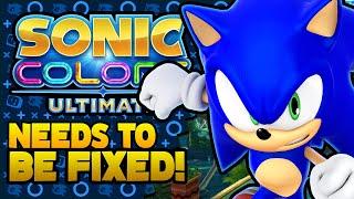 Issues with Sonic Colours Ultimate....