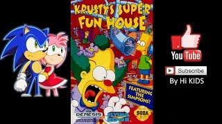 Krusty's Super Fun House (Sega Genesis) - Longplay