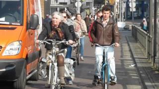 8 to 80, people of all ages cycling in the Netherlands