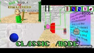 Baldi's Basics Full Remastered On Android: Classic Mode (Baldi's Basics Mod)