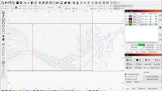 Cutting a single project larger your laser (pass-through version)