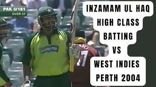 Inzamam ul Haq | High Class Batting | Pakistan vs West Indies | Perth |   2004-05 |