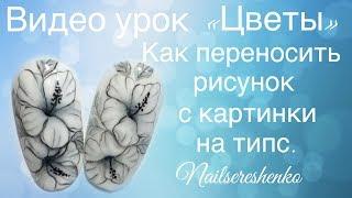 Цветы на ногтях. Дизайн ногтей Цветы. Как рисовать цветы на ногтях. Ногти дизайн . Ногти гель лак