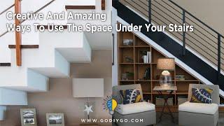 Creative And Amazing Ways To Use The Space Under Your Stairs