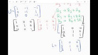 LU decomposition & LDU decomposition using Elementary Row Operations | Linear Algebra