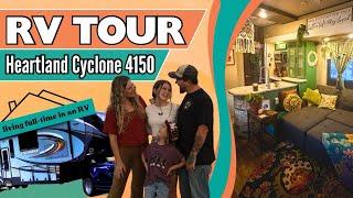 Renovated Toyhauler RV Tour - Family of 4 Living Full-Time in an RV