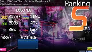 osu!mania | Tatsh - IMAGE -MATERIAL- Version O | ScoreV2 97.05% sightread