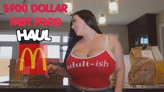 $900 Fast Food Haul by Korina Kova