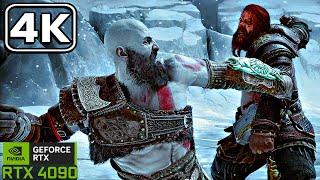 Kratos vs Thor - God of War Ragnarok (PC) Max Settings Gameplay 4K 60FPS (RTX 4090 GPU)