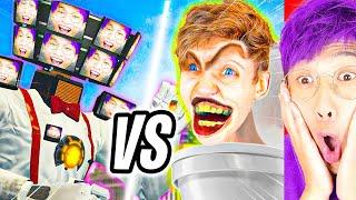 SKIBIDI TOILET vs ULTIMATE MECHA TV MAN BOSS!? (LANKYBOX REACTION!)