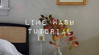 Portola Paints Limewash Tutorial