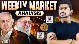 War and Market || Weekly Analysis - Banknifty , Nifty , BTC , Gold and Oil || 07 Oct 2024 Trading