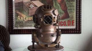 1944 US Navy Mark V Antique Diving Helmet For Sale - Nation's Attic