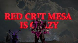 This RED CRIT Mesa Build MELTS Everything! | Steel Path Mesa Build Warframe