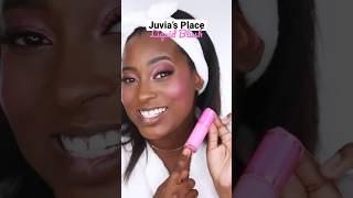 Juvia’s Place Liquid Blush Pink Lady Try-on | #juviasplace #darkskinmakeup