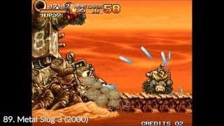 100 Random Neo Geo games In 10 Minutes