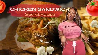 Spicy Fried Chicken Sandwich | My Secret on How I Get My Chicken Sandwich Nice and Crunchy