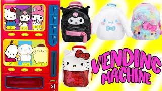 Vending Machine Surprises New Real Littles Sanrio Backpacks!