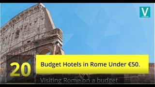 20 Budget Hotels in Rome Under €50