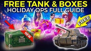 Free Tank, Boxes, Bonuses, Chuck Norris - Holiday Ops 2021 Guide | World of Tanks Holiday Ops 2021