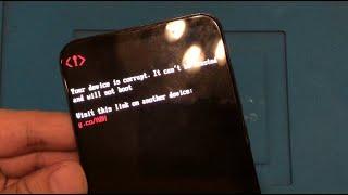 Vsmart Live brick Your device is corrupt. it's can't be trusted and will not boot