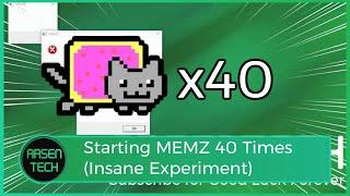 What Happens If You Launch MEMZ 40 Times? | Insane Malware Test