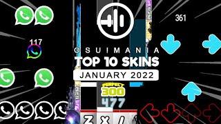 Top 10 osu mania Skins Compilation January 2022