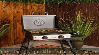 Blackstone 1813 Stainless Steel Propane Gas Hood Portable, Flat Griddle Grill Station for Kitchen,