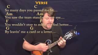 Please Mr. Postman (The Marvelettes) Mandolin Cover Lesson in C with Chords/Lyrics