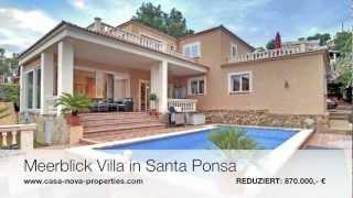 Meerblick! Villa in Santa Ponsa - stark reduziert!