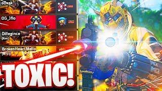 TOXIC FULL PARTY OF LEVEL 1000s DESTROYED! (COD BO4)