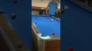 Getting out in one inning. 7 ball run to win 8ball on Valley 8’ Table. Cuetec Avid 11.75. Don’t miss