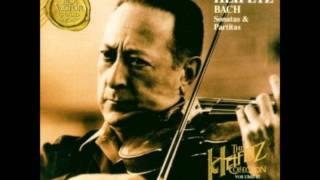 Jasha Heifetz Bach Partita E major Menuet 2