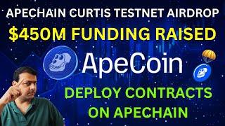 Potential Apechain Curtis Testnet Airdrop from Yuga Labs | Apecoin $APE | Deploy Contract