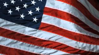 Slow Motion USA Flag Waving United States of America Flag Flying in High Definition HD Slowmo Video