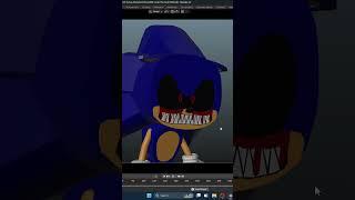 When the Friendly EXE decides to start attacking  #sonic #sonicthehedgehog #sonicexe #roblox