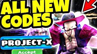 ALL *NEW* CODES PROJECT X UPDATE | Roblox Project X