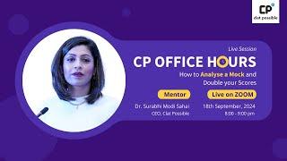 CP Office Hours | How to Analyse a Mock and Double your Scores | CLAT Possible