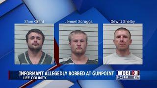 Three men in Shannon arrested for allegedly robbing undercover informant