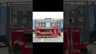 Do you like this two floors food truck?  #foodtruck #makemoney #business #shorts