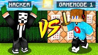 HACKER vs GAMEMODE 1 | BAZA vs BAZA | Minecraft CHALLANGE z SmileSlow!