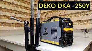 DEKO DKA-250 Y soldering iron. We test it and make a SUPPORT for ELECTRODES