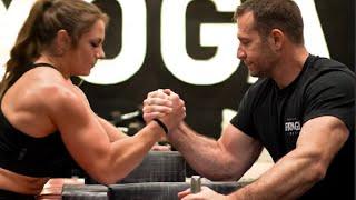 The Power of Yoga Arm Wrestling with a Yoga Instructor | Arm Wrestling | fbb warriors