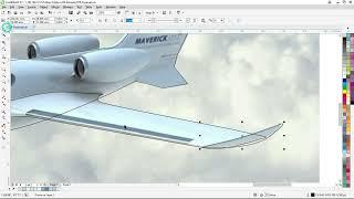 Part 3# How to Make a Plane using Coreldraw X7