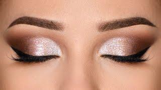 CLASSIC SPARKLY Glam Smokey Eye Makeup Tutorial