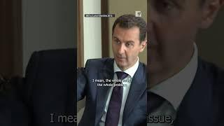 Assad denies responsbility for human rights abuses in 2016 interview #shorts #Syria #Assad #archives