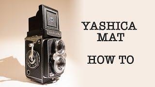 Yashica Mat medium format film camera review and film development with Tetenal C41